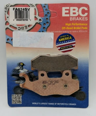 Pastillas de freno traseras serie EBC SV FA674SV 15-16 YAMAHA YXC700 Viking VI EPS 613143 Foto 1 de 4