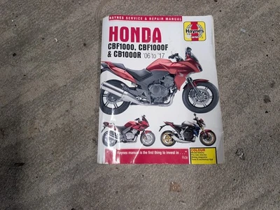 Honda CBF1000 06 to 2010 & CB1000R 2008-2011 SERVICE REPAIR MANUAL BY HAYNES - Image 1 of 4