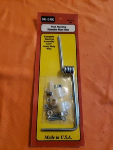 Du-Bro products - 5/32" Shock Absorbing steerable Nose Gear - Part No 152 - JT25 - Picture 1 of 4