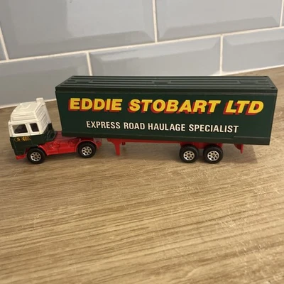 Corgi Eddie Stobart Volvo Class 1 With Box Trailer Very Good Condition - Image 1 of 4