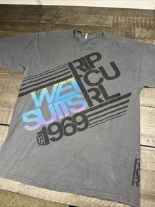 Vintage 90s Y2K Rip Curl Surfboards T shirt Mens Size Large - Picture 1 of 6