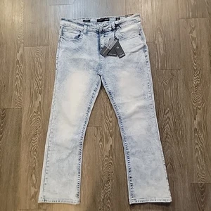 Stiches & Rivets Herren Stretch Denim Bootcut Jeans GR 36/30 - Bild 1 von 14