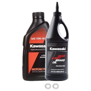 Tusk Drivetrain Oil Change Kit with Kawasaki Oil For Kawasaki BRUTE FORCE 650 - Picture 1 of 3