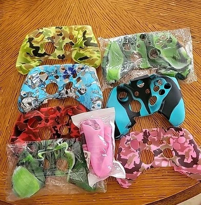 8PCS Silicone Rubber Skin Protector Cover For Xbox One Wireless Controller - Image 1 of 3