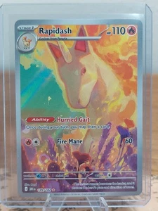Rapidash 189/182 Illustrazione Raro Pokemon TCG Destinati Rivali 2025 Come Nuovo - Foto 1 di 1