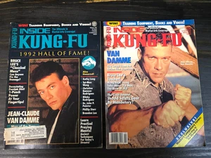 2 Inside Kung Fu Magazines- Jean-Claude Van Damme 1991, 1992 - Picture 1 of 3
