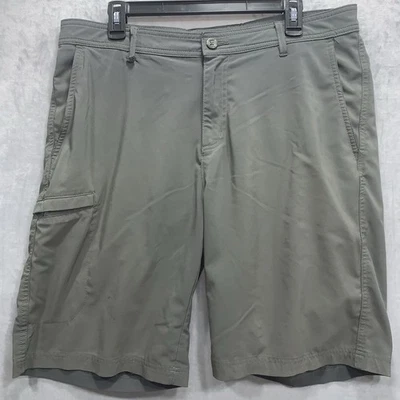 Columbia Angus 10" Cargo Shorts Mens 36 Dark Gray Regular Fit Omni-Shade Hiking - Image 1 of 4