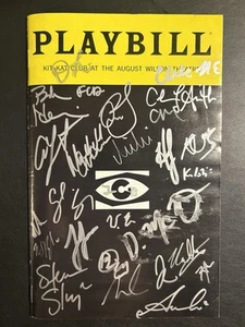 Adam Lambert / Auliʻi Cravalho / Bebe Neuwirth Cast Signed Cabaret Playbill - Picture 1 of 2