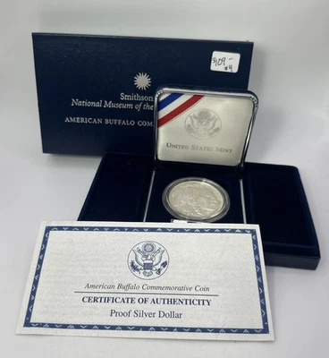 2001 Proof Smithsonian National Museum the American Indian Buffalo in OGP COA #4 - Image 1 of 4