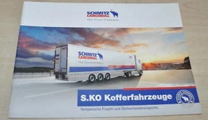 Schmitz Cargobull S.KO Kofferfahrzeuge Trailer Company Truck Brochure Prospekt D - Picture 1 of 12