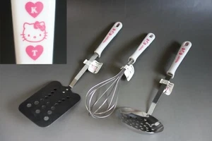 Hello Kitty Enjoy Küchenhelfer 3-teiliges Set Sanrio Kawaii Schöpfkelle Wender - Bild 1 von 4