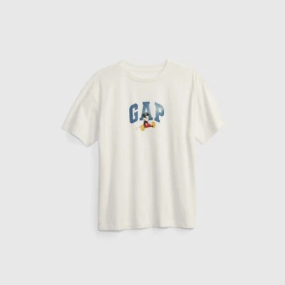 GAP KIDS Disney Mickey Mouse Graphics T-Shirt, Size: XL, Color: White - USED - Image 1 of 3