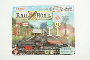 Juego de tren fundido a presión Suntoys International Express Wheels Railraod Crossing #5 B48 - Imagen 1 de 1