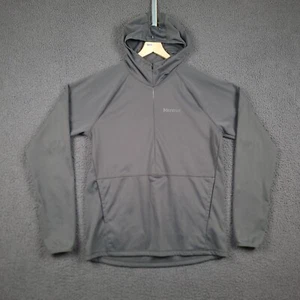 MARMOT Jacket Mens M Medium Grey Zenyatta 1/2 Zip Smock Pullover Softshell - Picture 1 of 13
