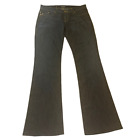 Rock & Republic Sz 12 Dark Wash Kasandra Mid Rise Bootcut Denim Jeans Western