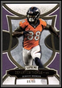 2015 Topps Supreme Violet #14 Demaryius Thomas /99 - NM-MT - Picture 1 of 2