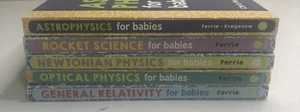 Lot Of 5 Science For Babies Board Books: Astrophysics For Babies, Rocket Science - Imagen 1 de 13