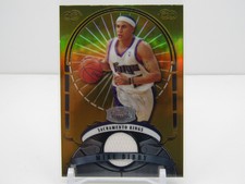 MIKE BIBBY 2007-08 BOWMAN STERLING REFRACTOR GAME WORN PATCH! #01/25! FIRST MADE