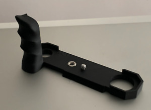 Nikon F2 hand grip with comfort grip in black matte colour