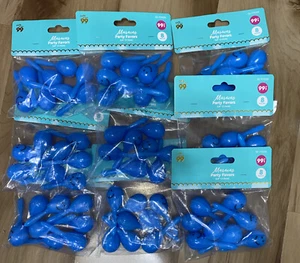 9 Maracas Party Gefälligkeiten perfekt für Baby Dusche Leckereien It's a Boy Neu - Bild 1 von 3