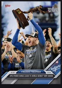2024 TOPPS NOW- World Series MVP Winner -FREDDIE FREEMAN (Topps Bunt DigitaICard - Picture 1 of 1