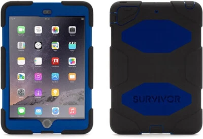 Griffin Survivor Case for iPad Mini/2/3 - Black/Blue New In Slightly Tatty Box - Image 1 of 4