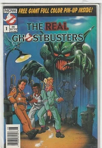 The Real Ghostbusters 1 - 1988 Now Comics NM Pin Up Intact High Grade RARE - Picture 1 of 1