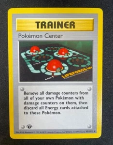 Tarjeta de Pokémon: 1a Edición Pokémon Center Base Poco Común (EX) - Imagen 1 de 2