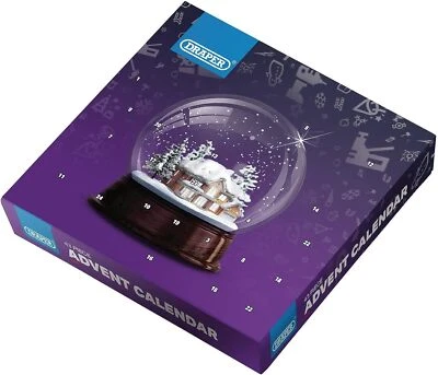 Draper Christmas Advent Calendar with 43 Piece Tool Kit Screwdriver Bits 28049 - Image 1 of 3