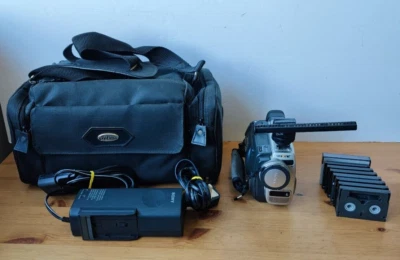 Sony DCR-TRV9E Mini DV Tape Digital Handycam with Charger & Tapes - Tested - Image 1 of 4