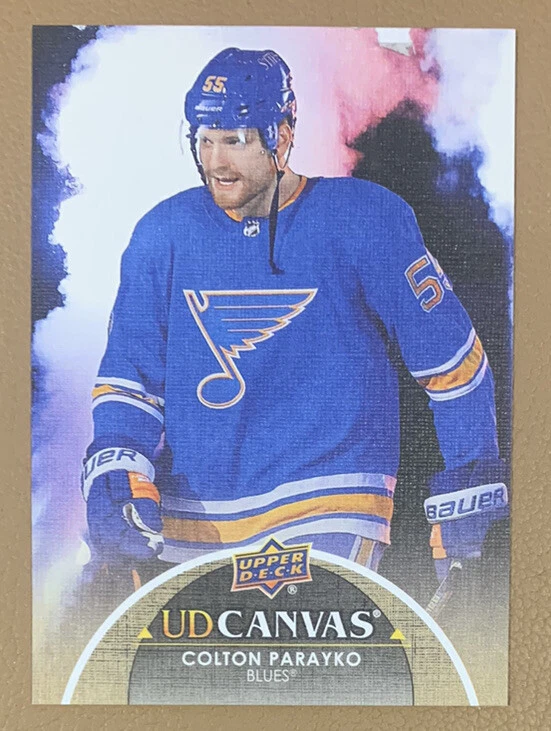 2021-22 Upper Deck Series 2 Canvas #C191 Colton Parayko - Image 1 of 2
