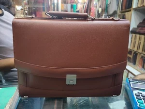 100% Genuine leather handmade satchel - Picture 1 of 9