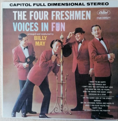 LP vinyl , The Four Freshmen, Voices in Fun, NM/near mint, Stereo, + Billy May - Bild 1 von 4