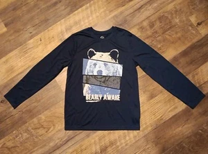 Wonder Nation Bear Graphic Blue LS Pajama Top XXL 18 Youth - Picture 1 of 4