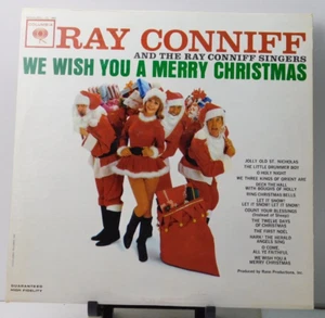 RAY CONNIFF & THE RAY CONNIFF SINGERS~WE WISH YOU A MERRY CHRISTMAS Mono VG+/VG - Picture 1 of 4