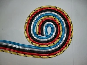 Double Braid Rope Braid on Braid Horse Parelli Polyester Lead Halters Reins DB - Picture 1 of 8