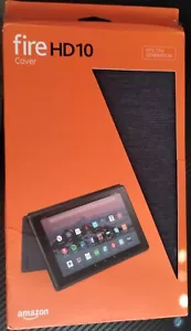 Amazon Fire HD10 Tablet Case. It is a dark gray and is 10" L x 6 1/2" W closed - Picture 1 of 5