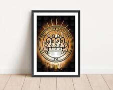 Sigil of Paimon Alter Poster A4 - occult spells rituals witchcraft magick goetia