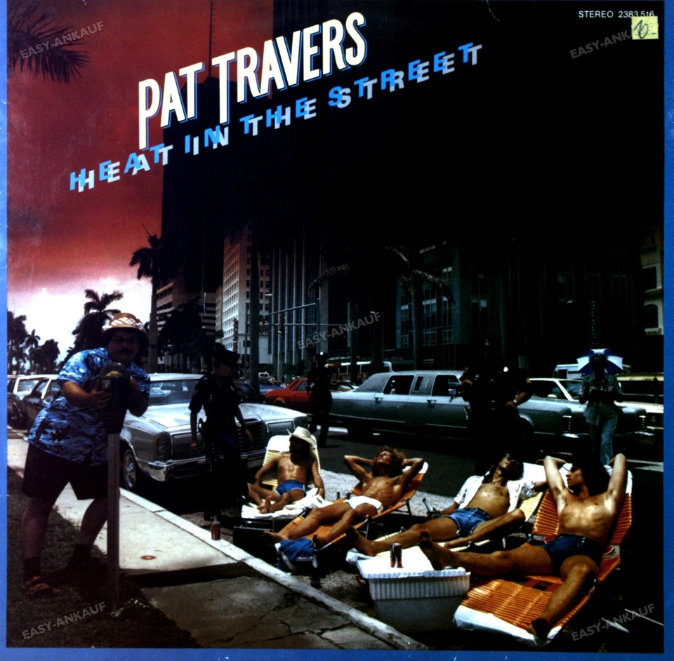 Pat Travers Band - Heat In The Street LP 1978 (VG/VG) .* - Image 1 of 1