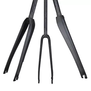 1 1/8 700c *28c & 27.5" road bike Disc Brake Carbon Gravel Fork -Flat Mount fork - Picture 1 of 11