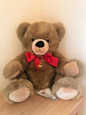 Schöner Vintage 19 Zoll Steiff Bobby Cosy Friends karamellfarbener Teddybär 013829 - Bild 1 von 4
