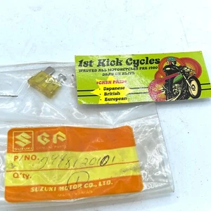 Nuevo de Lote Antiguo Suzuki 09481-20101 Suzuki Fuse (20A) 1983-00 GS500 DR200 OEM - Imagen 1 de 1