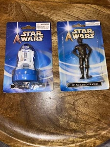 Star Wars R2-D2 Figur Stamper & C3PO Eraser Rose Art 1997 - Bild 1 von 2