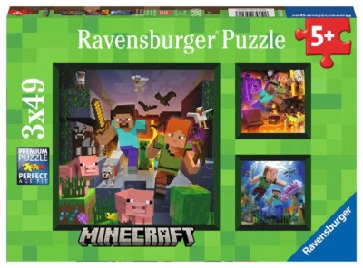 Ravensburger Minecraft Biomes 49 Piece Jigsaw Puzzle - Image 1 of 4