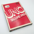 UNO Score Pad / 2 Sided Score Sheets in Box / 1984 Vintage International # 4001