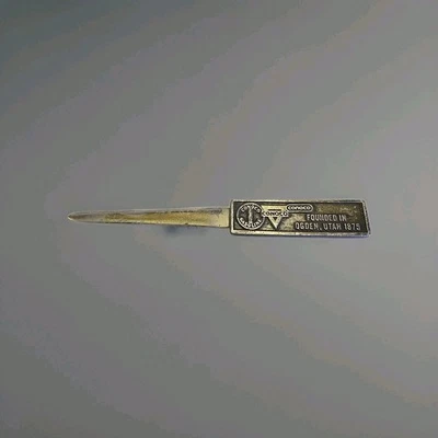 Vintage 7" Conoco Gasoline Ogden Utah Advertising Letter Opener - Изображение 1 из 4