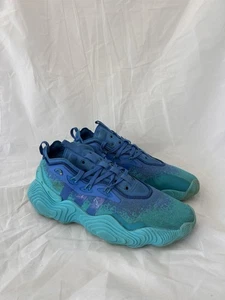 Adidas Tre Young 3 Men’s Basketball Shoes Size 10 Lucid Cyan - Picture 1 of 11