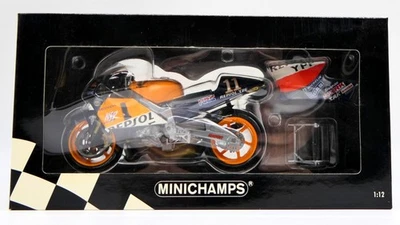 MINICHAMPS 1/12 TOHRU UKAWA 2001 SUR HONDA NSR 500 TEAM REPSOL YPF HONDA RARE - Photo 1/4
