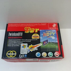 DIGITAL TV RECEIVER PCI CARD DVB-T HDTV TUNER PC TWINHAN DTV WATCH RECORD - Picture 1 of 6