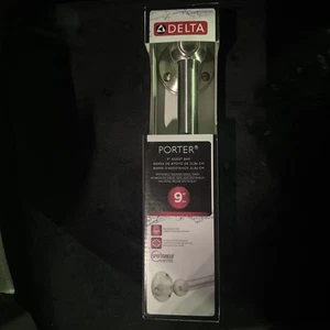 Delta Porter 9" x 7/8" Spotshield gebürstetes Nickel Haltegriff - Bild 1 von 3